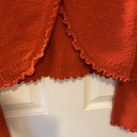 Link small  best for petite burnt orange sweater - Picture 4 of 8